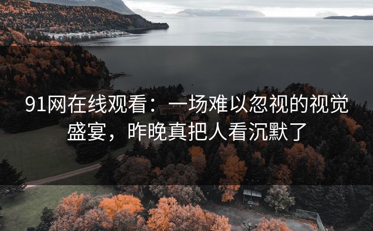 91网在线观看：一场难以忽视的视觉盛宴，昨晚真把人看沉默了